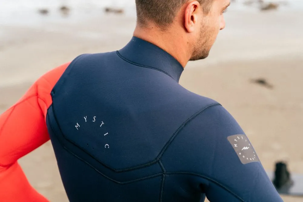 Mystic Neoprenanzug Marshall Fullsuit M Fzip 5/3 Herren Langarm 801-Light Grey 2023 – Bild 9