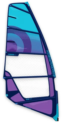 Neil Pryde Windsurf Segel Fusion HD C4 Deep Purple / Aqua 2023
