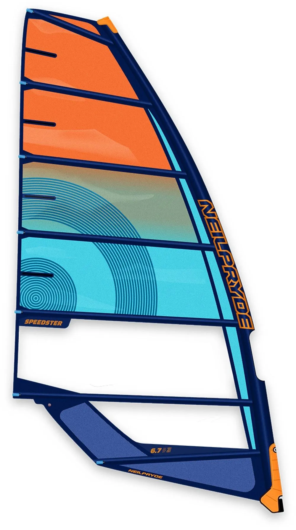 Neil Pryde Windsurf Segel Speedster C8 Blue / Orange 2023