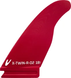 Maui Ultra Fins Windsurf Finne X-TWIN-R-02 ROT US/SLOT