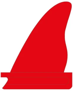 Maui Ultra Fins Windsurf Finne X-QUAD ROT-WEIß MTT