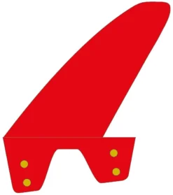 Maui Ultra Fins Windsurf Finne STYLE-WEED-PRO ROT-WEIß US/SLOT