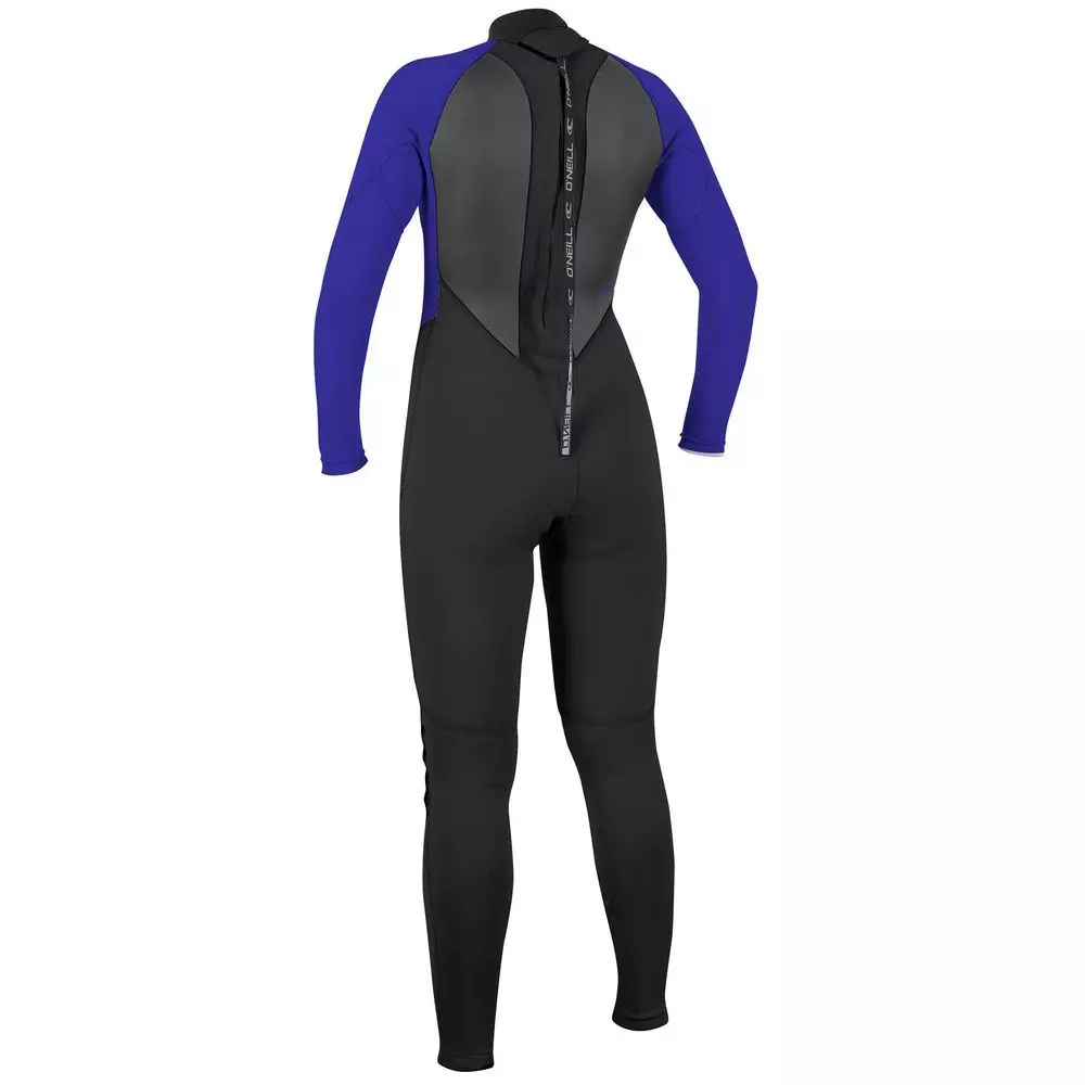 Oneill Neoprenanzug Wms Reactor-2 Back Zip Full 3/2 Damen Langarm BLACK/COBALT 2023 – Bild 3