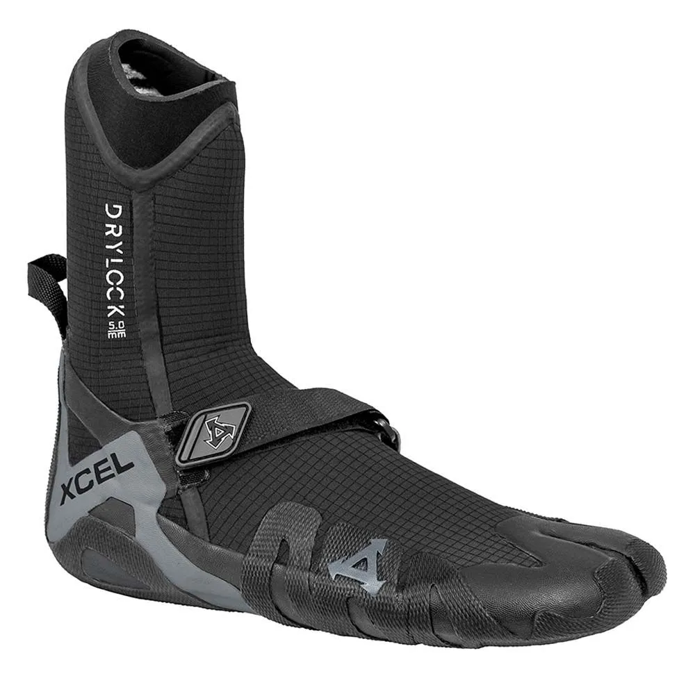 Xcel Neoprenschuhe Boot Drylock Split Toe 5 Black/Grey 2023