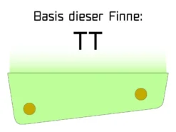 Maui Ultra Fins Windsurf Finne SPEED-02 GRÜN Tuttlebox Slalom