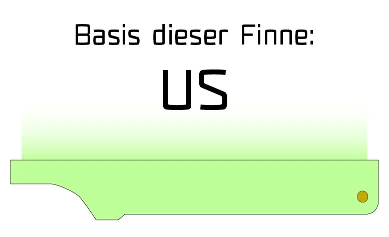 Maui Ultra Fins Windsurf Finne TWIN US-System Wave – Bild 2