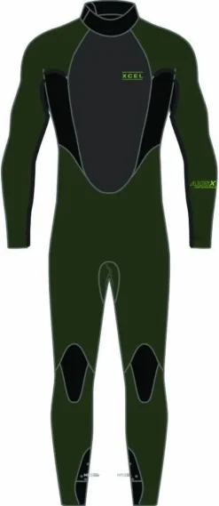 Xcel Neoprenanzug Mens Axis Wind OS 5/4 Herren Dark Forest 2021